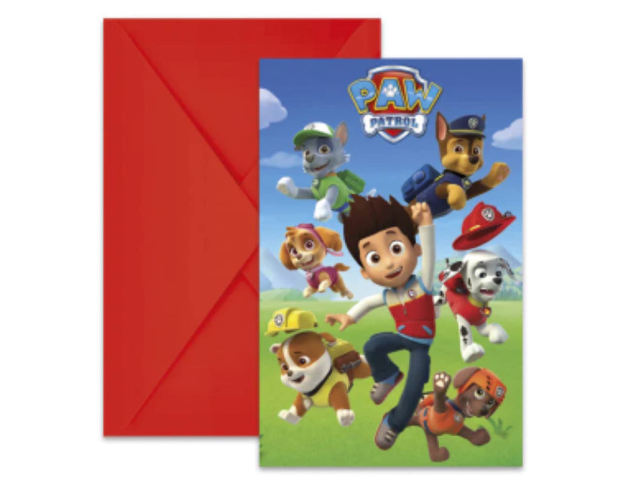 Spin Master PAW Patrol Invitations & Envelopes 6CT
