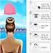Msicyness Swim Cap for Long/Curly Hair Silicone Swimming Hat for Adult Swimming Pool Laps Latex Rubber Reduce Water Intake Men Women UV Guys Girl Bathing Cap