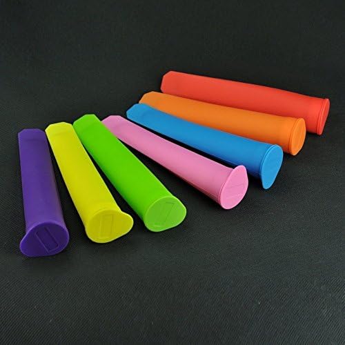 Silicone Popsicle Mold 7 Pcs / Ice Cream Tubs Tools Dishwasher Safe Freezer About 2004050mm