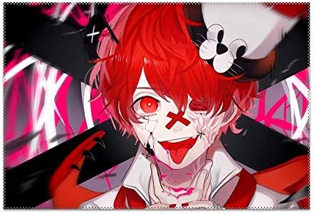 Washable Easy To Clean Anime Boy Psycho Placemat For Kitchen Table Heat Resistand Table Mats 12x18 Inches 4 Pieces Place Mats Amazon Com Au