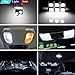 skylightauto 16pcs LED Premium Xenon White Light Interior Package Deal for Jeep Grand Cherokee 2011-2017