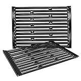 Hongso 7523 7521 7522 15 Inches Porcelain Enameled Cooking Grid Grates for Weber Genesis Silver A, Spirit 500, Spirit E-210, Spirit S 200 & 210 Gas Grills 65904 65905 PCG523