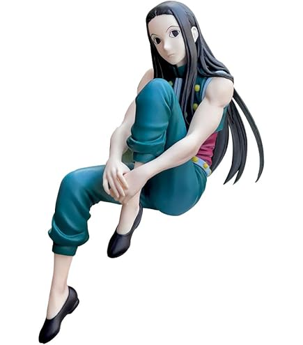 Amazon.com: QAHEART Killua Zaoldyeck Sitting Figure Hisoka Figure