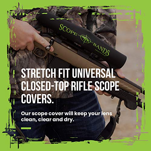 Sniper Universal ClosedTop Rifle Scope Covers are Stretch Fit, 100