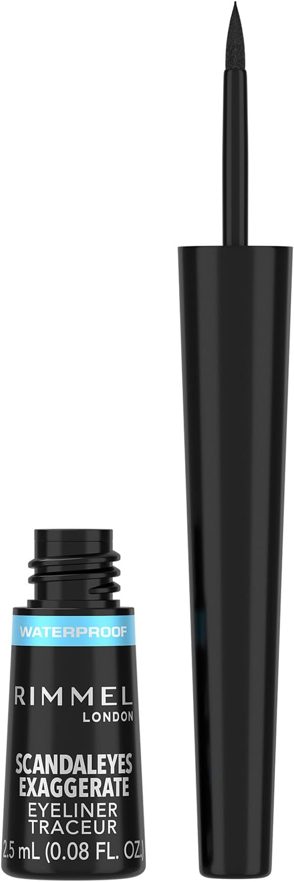 Rimmel London Scandaleyes Exaggerate Liquid Eyeliner Black 2.5 ml