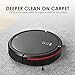 DEIK Robot Vacuum Cleaner with Max Power Suction, 5 Cleaning Modes and Self-Charging Robotic Vacuum Cleaner, HEPA Filter for Pet Fur, Easy Schedule Cleaning for Hard Surface Floors & Thin Carpets