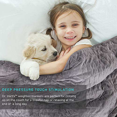 Dr.Hart's Weighted Blanket 100 Deluxe Set Queen Bed Size, Certified