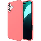 ZAGG Manhattan Snap Case for iPhone 16 Plus - MagSafe Compatible, 13ft Drop Protection, Strengthened with Graphene, Soft-Touch Silicone, Slim & Lightweight Design, 96% Recycled Content, Begonia Pink