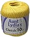 Coats Crochet Classic Crochet Thread, 1 Pack, Golden Yellow, 2 Ounce