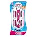 Noxzema Spa 4-Blade Razor Handle and 6 Refill Cartridges; 4-Blade Razor Offers Long-Lasting Smoothness; Pivoting Head Adjusts to Fit Delicate Curves; Features Premium Moisture Pad for Effortless Glide