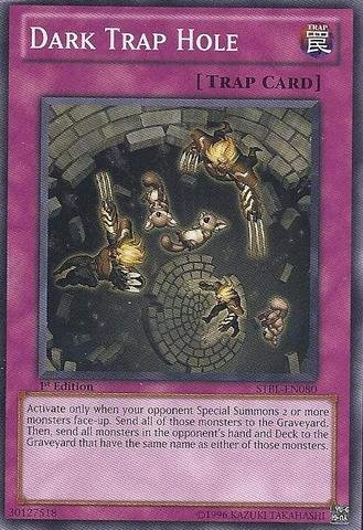 Yu-Gi-Oh! - Dark Trap Hole (STBL-EN080) - Starstrike Blast - 1st Edition - Common