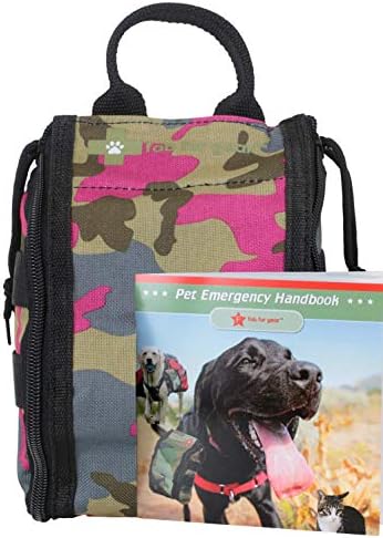 FabFur Gear Pet First Aid Kit- Certified Cat & Dog First Aid Kit - Home Travel Hiking Camping Emergencies, Vet Approved Dog Emergency Kit-Perfect Kit for Dogs, Pets, Animals-Bonus Collar, Guidebook