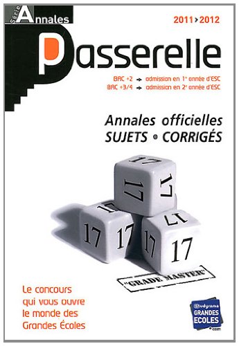 Annales passerelle ESC
