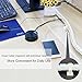 White Cable Organizer Cord Wire Cover Hider Sleeve Management 2 PCS, VIWIEU Clutter Free Coiled Tube Wire Concealer with Cable Tie Clips System for TV PC Computer Home Entertainment Wall