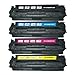V4INK Remanufactured Toner Cartridge Replacement for HP ZNH-CE320A-KCMY-02 ( Black,Cyan,Magenta,Yellow , 4-Pack )