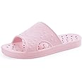 shevalues Shower Shoes for Women with Arch Support Quick Drying Pool Slides Lightweight Beach Sandals with Drain Holes