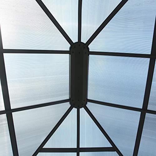 BRAST Alu Pavillon Summerdream | viele Modelle & Farben | Größen 3x3m 3x4m | Moskitonetz + LED | TÜV geprüft… – Bild 6