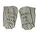 MUST ROSE SPORTS AND HOMEWEAR Unisex Novelty Cotton Socks IF YOU CAN READ THIS Talking Socks (Dark grey)