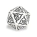 Ultra Pro E-84854 Titan 20-Sided Jumbo Dice 40mm-Ivory