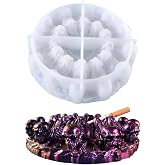 KyeeaDIY Skull Molds for Resin Tray Casting Molds Halloween Skulls Silicone Molds for Epoxy Resin Jewelry Box Mould DIY Candlestick Art Crafts Home Decoration (1pc Skull Mold)