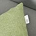 NATUS WEAVER Decorative Lined Linen Euro Pillow Cover Cushion Case for Floor, 12 