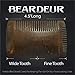 Handmade Beard Brush & Beard Comb Shaping Tool Kit for Mens Beards & Hair