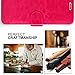 FYY for iPhone 8 Plus Case/iPhone 7 Plus Case, PU Leather Flip Wallet Phone Case with Card Holder Wrist Strap Kickstand Protective Cover for iPhone 7 Plus/8 Plus 5.5