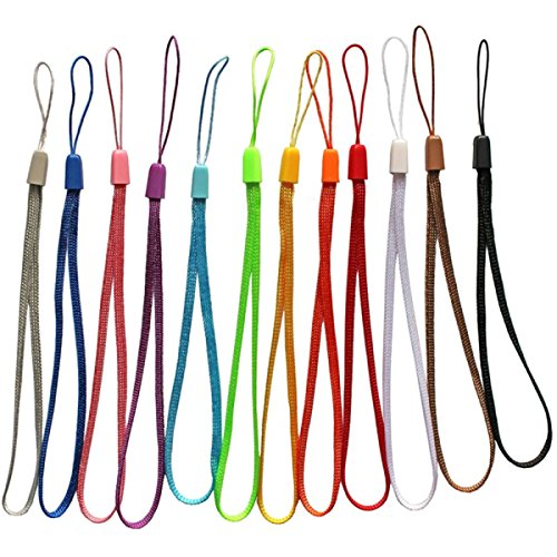 ASX Design Bundle 30 PCS of Colorful Hand Wrist Strap Lanyard for Camera Cell Phone iPhone 5S Samsung S5 Mp3 Mp4 USB Flash Drive and Other Electronic Devices Assorted Colors