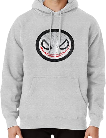 black and white smile hoodie