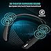 Neckband Bluetooth Wearable Speaker,Bluenin Wireless Portable Personal Sperker with Ture 3D Theater Stereo Sound,Bluetooth 5.0 Lightweight Outdoor Sport Speaker CVC 8.0 Noise Cancelling Built-in Micthumb 3