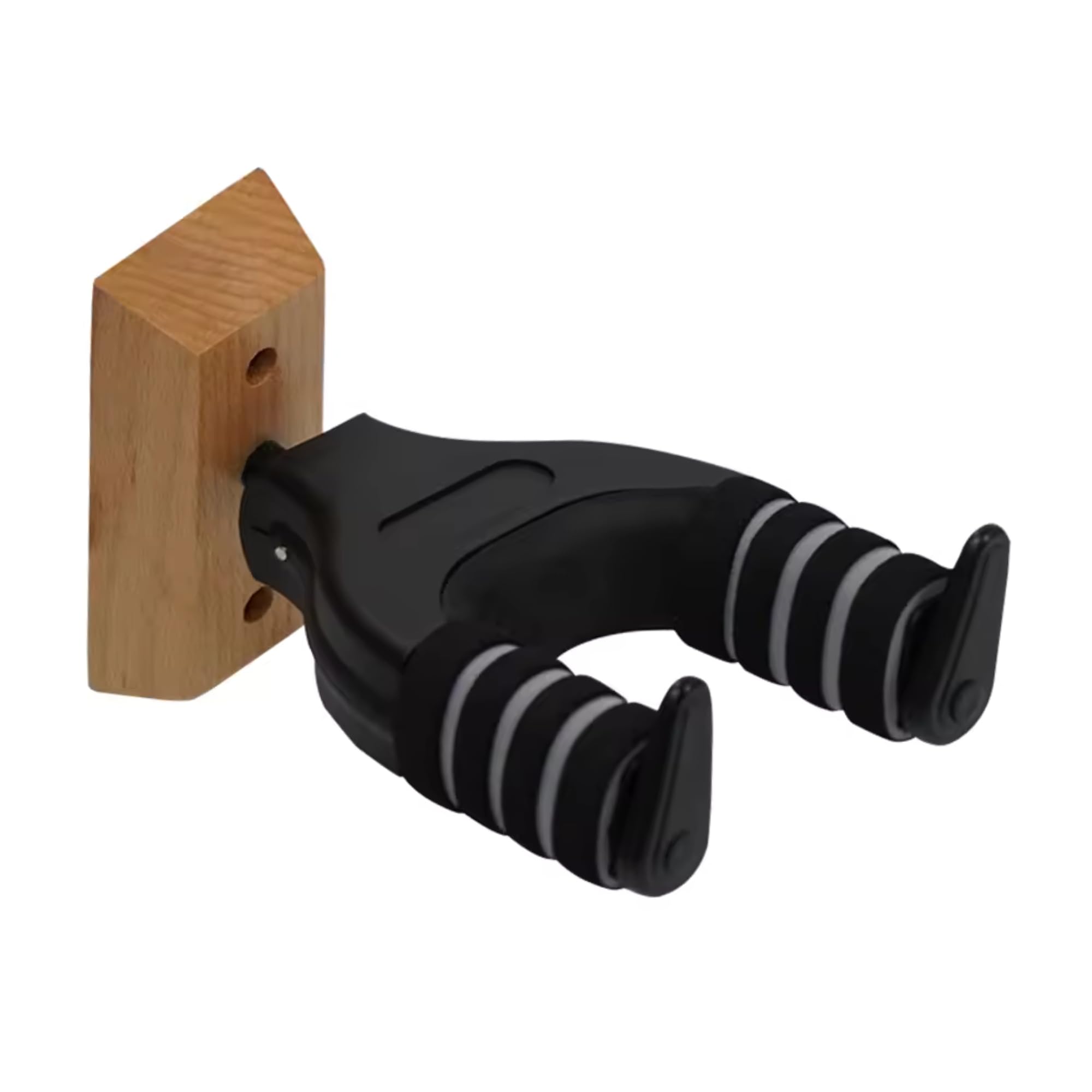 Aurum And Adorn Guitar Wall Mount Easy to Install Guitar Hanger Hook Holder Stand for All Electric & Acoustic Guitars Classical Bass Ukulele Banjo Mandolin - Sponge Padded Arms - Pack of 1