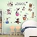 Iusun Children Room Wall Sticker Cute Dogs Decal Puppies Dog Pet Shop Home Decor Removable