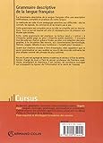 Image de Grammaire descriptive de la langue française