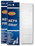 EnviroCare Premium Replacement HEPA Filtration Vacuum Cleaner Post Motor Filter for Bissell Style 7, 9, 16 Upright Vacuums 2 Filters