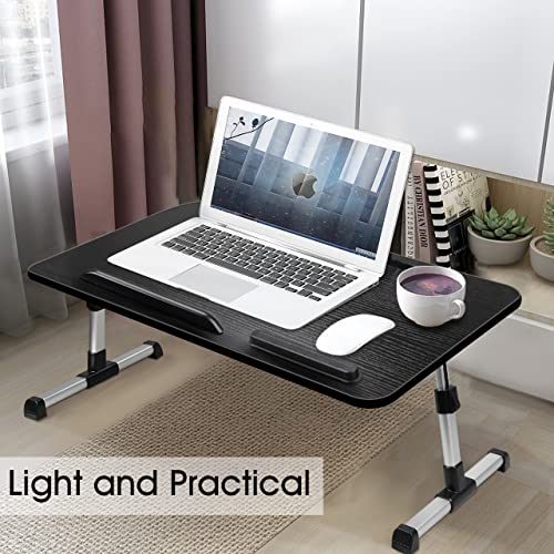 Laptop Bed Tray Desk, Adjustable Computer Bed Table, Portable Stand for