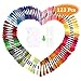 Soledi Cross Stitch Floss 100 Skeins Premium Rainbow Color Embroidery Floss Sewing Threads