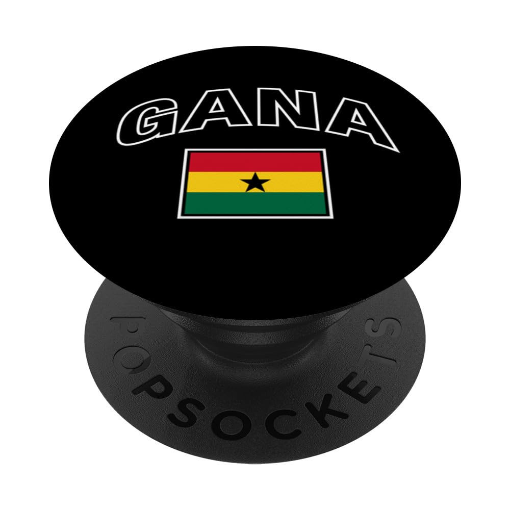 Ghana Flag Proud Ghanaian in Twi & Ewe PopSockets Swappable PopGrip