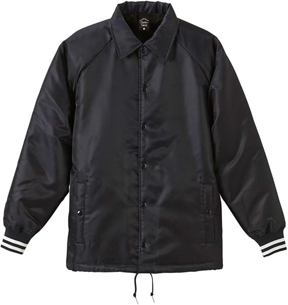 Amazon ミリタリーコーチジャケット 色 黒白 裏ボア付き コート ジャケット 通販