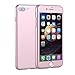 sxxissky iPhone 7 Plus Case, Ultra-Thin Full Body Coverage Hard Hybrid Plastic with [Tempered Glass Screen Protector] Protective Case Cover and Skin for Apple iPhone 7 Plus 5.5Inch-2016(Rose Gold)