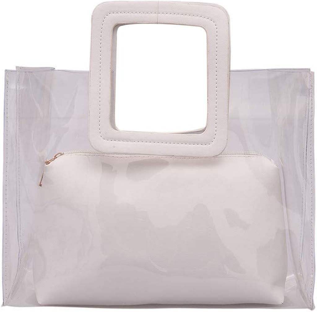 transparent mini tote bag
