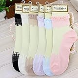 Coromose Ultrathin Transparent Lace Elastic Short Socks
