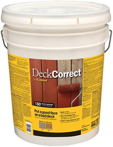 CABOT SAMUEL INC 25200-08 Deck Correct 5GAL Stain, 5 Gal, Tint Base
