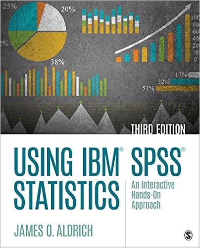 Using Ibm Spss Statistics An Interactive Hands On Approach Aldrich James O 9781544318899 Amazon Com Books