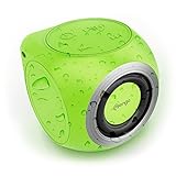 Mengo AquaCube, Waterproof Speaker [3W Ultra Clear Sound] Waterproof Portable Bluetooth (4.1) Speaker - Green - Retail Packaging