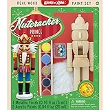 MasterPieces Works of Ahhh Christmas Real Wood Large Acrylic Paint Kits, Nutcracker Prince, Mom's Choice Award, For Ages 4+