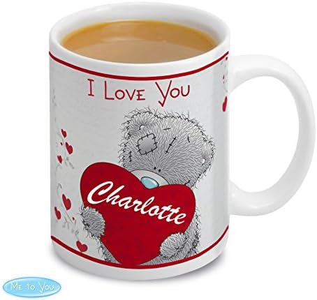 Me To You Tatty Teddy Big Heart Personalised Mug - Ideal Valentine's Day Gift by Tatty Bear