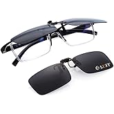 LUFF Polarized Clip on Sunglasses for women and men,sunglasses clip for car visor,UV400 Outdoor/Driving/Fishing