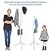 Clewiltess Wooden Tree 8 Hooks Coat Rack Stand, Hallway/Entryway Coat Hanger Stand for Clothes, Suits, Accessories,Super Easy Assembly (White)