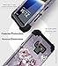 Hocase for Galaxy Note 9 Case, Heavy Duty Shockproof Protection Soft Silicone Rubber+Hard Plastic Bumper Dual Layer Protective Case for Samsung Galaxy Note 9 (SM-N960U) 2018 - Light Purple Flowers