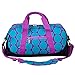 Wildkin Kids Overnighter Duffel Bag – Carry-On Size, Ideal for School & Sleepovers – Big Dot Aqua